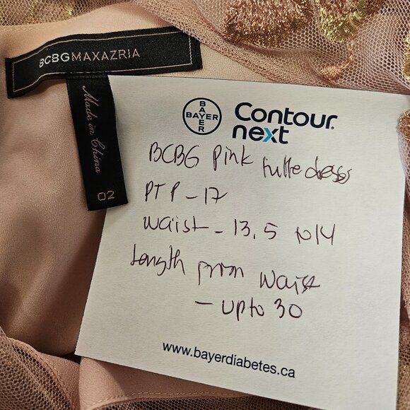 BCBGMAXAZRIA Eugene Butterfly-Embroidered Dress Size 2 - Picture 10 of 16